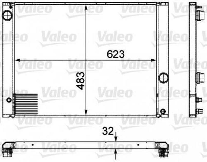 BMW Radiator 17117519209 - Valeo 735476